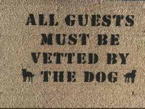 All Guest Must Be Vetted
