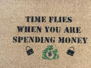 Time flies when you are spending money